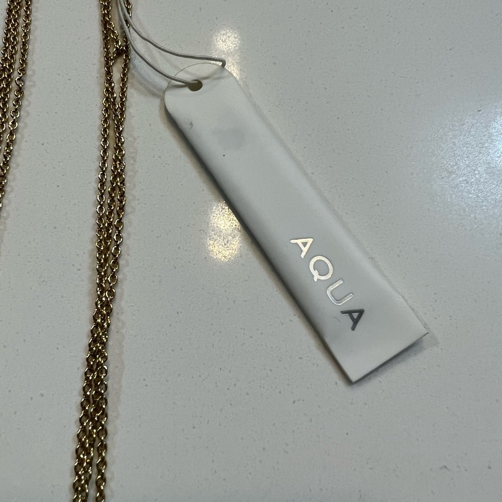 Aqua Good Chain Necklace - Picture 3 of 4